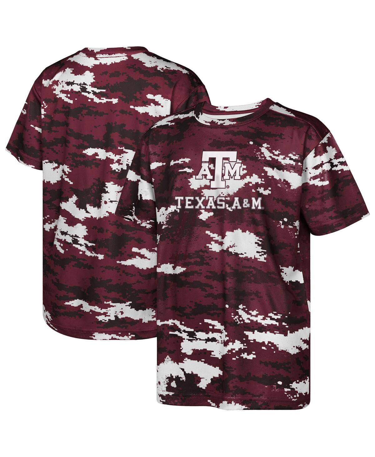 Outerstuff Youth  Maroon Texas A&m Aggies Scrimmage Sublimated T-shirt In Burgundy