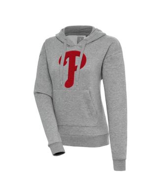 Women's Heather Gray Philadelphia Phillies Victory Pullover Hoodie