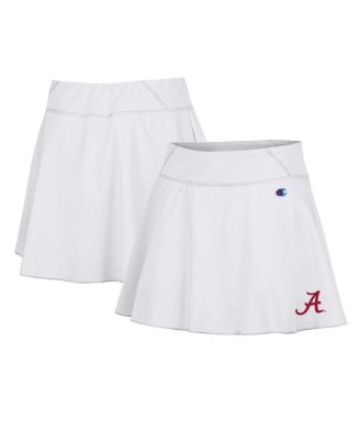 Champion - Women's White Alabama Crimson Tide Tailgate Soft Touch Skort