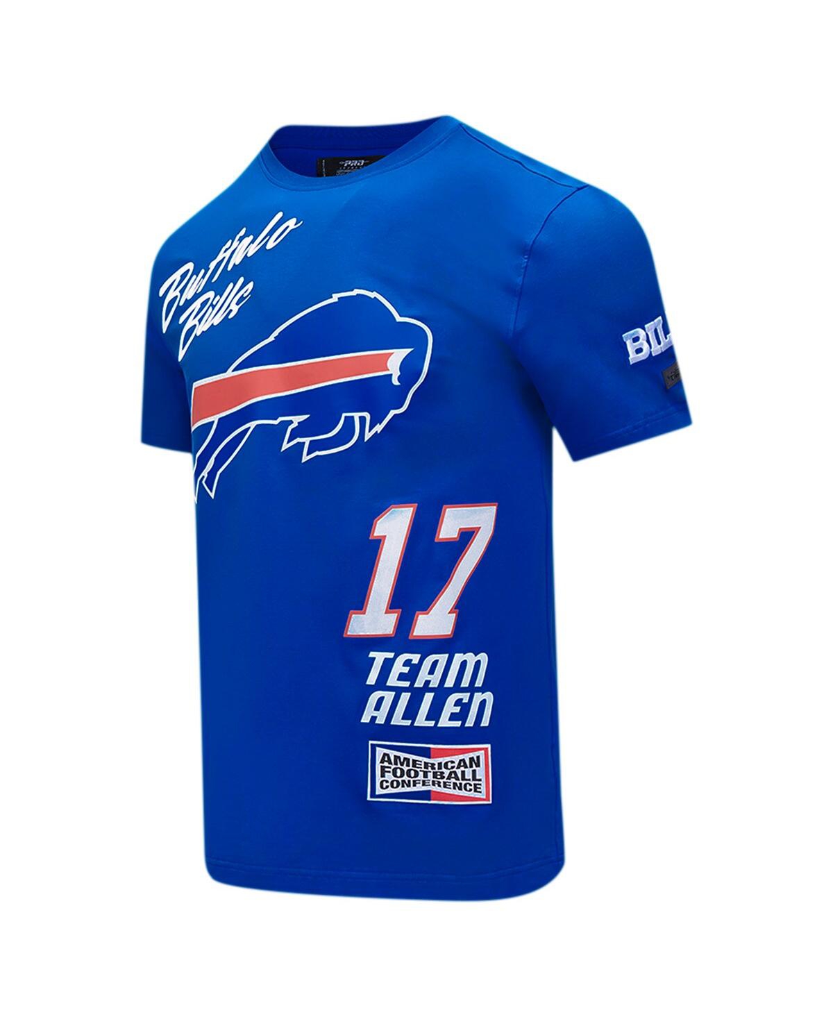 Pro Standard Men's Josh Allen Royal Buffalo Bills Fast Lane Name Number Player T-shirt In Blue