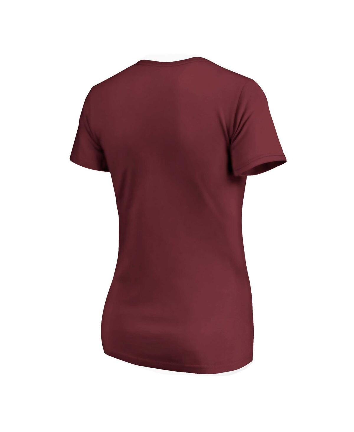 Image One Women's Crimson Alabama Crimson Tide Repeat Slogan Boyfriend T-shirt In Brown