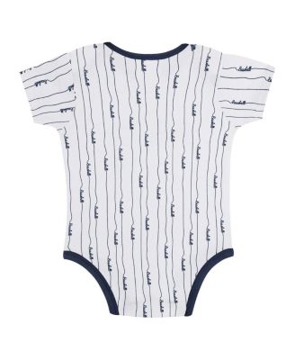 Baby Boys and Girls Gray/White Cleveland Guardians 2-Pack Play Ball Bodysuit Set