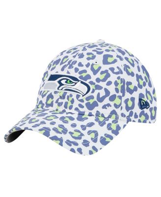 New Era - Big Girls White Seattle Seahawks Active Leopard 9TWENTY Adjustable Hat