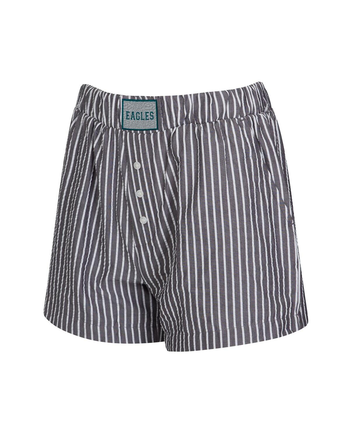 Concepts Sport Charcoal Pittsburgh Steelers Two-pack Stripes And Solids Boxer Shorts Set In Multi