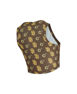 Women's&nbsp;2-Piece Brown San Diego Padres Knit Tank Top and Skort Set