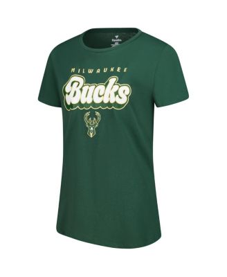 Women's&nbsp;Hunter Green Milwaukee Bucks Top Baller T-Shirt