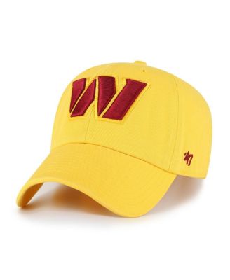 '47 Brand - Men's Gold Washington Commanders Cleanup Adjustable Hat