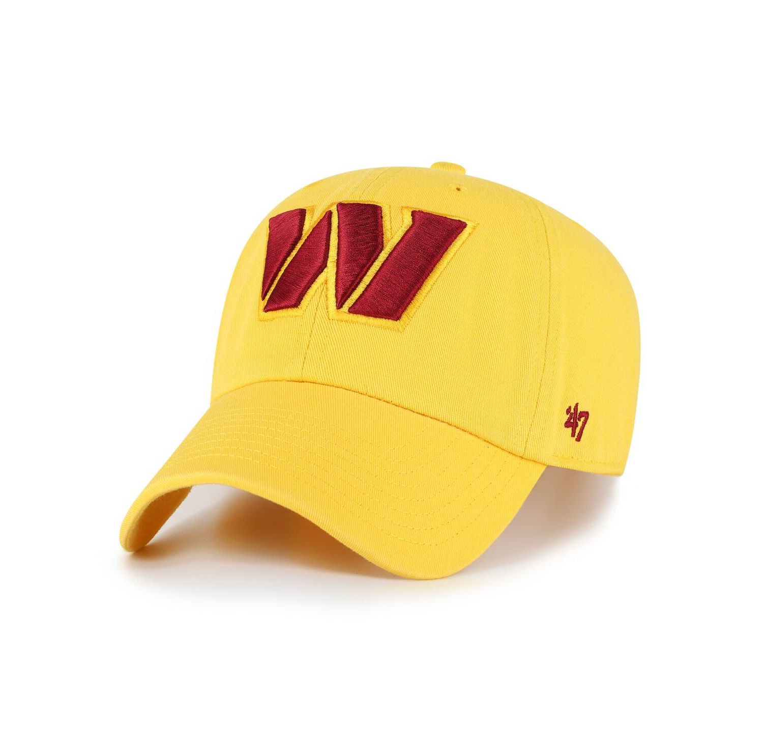 Men's Gold Washington Commanders Cleanup Adjustable Hat