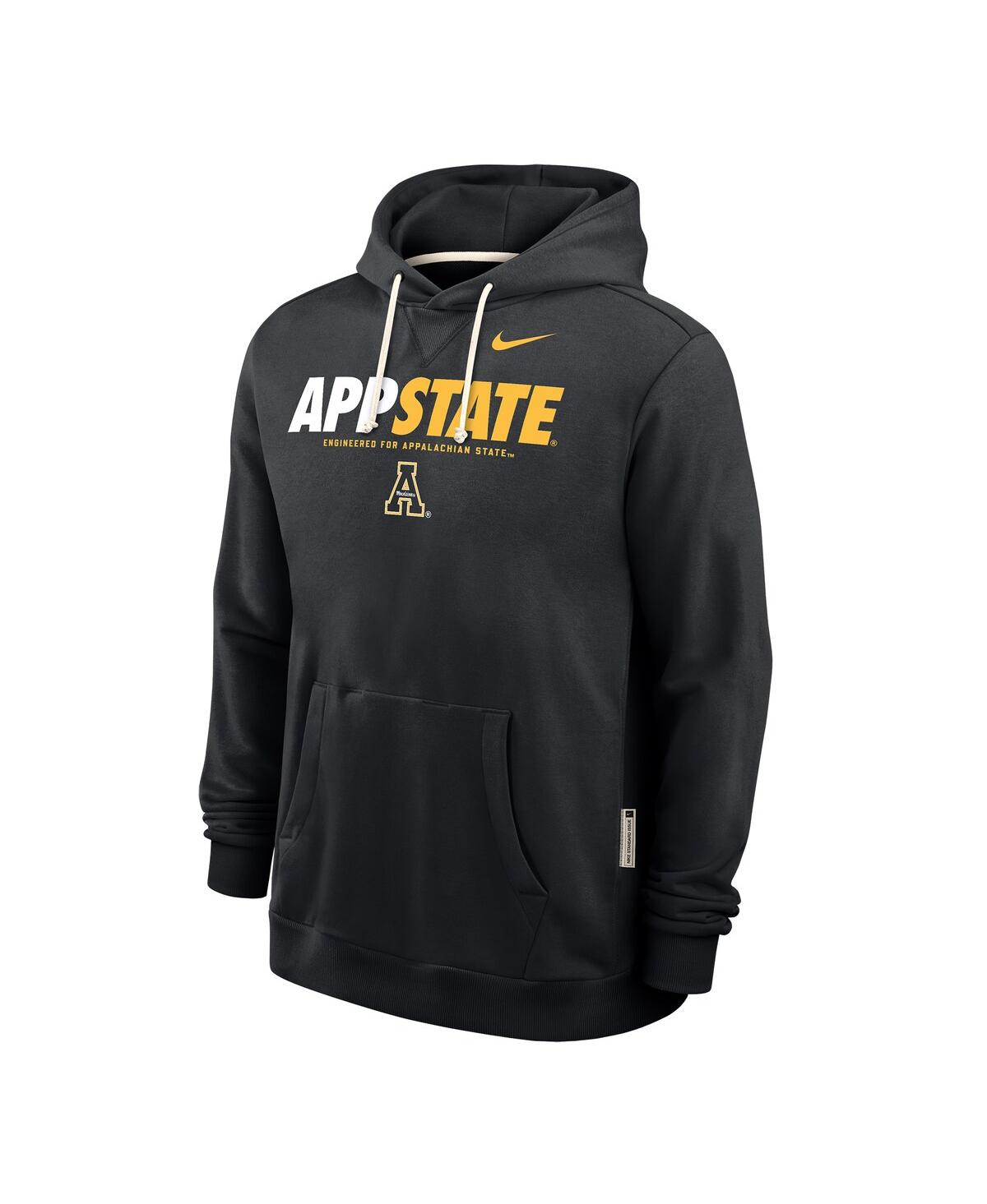 Nike Men's Black Appalachian State Mountaineers 2025 Sideline Performance Pullover Hoodie In Black