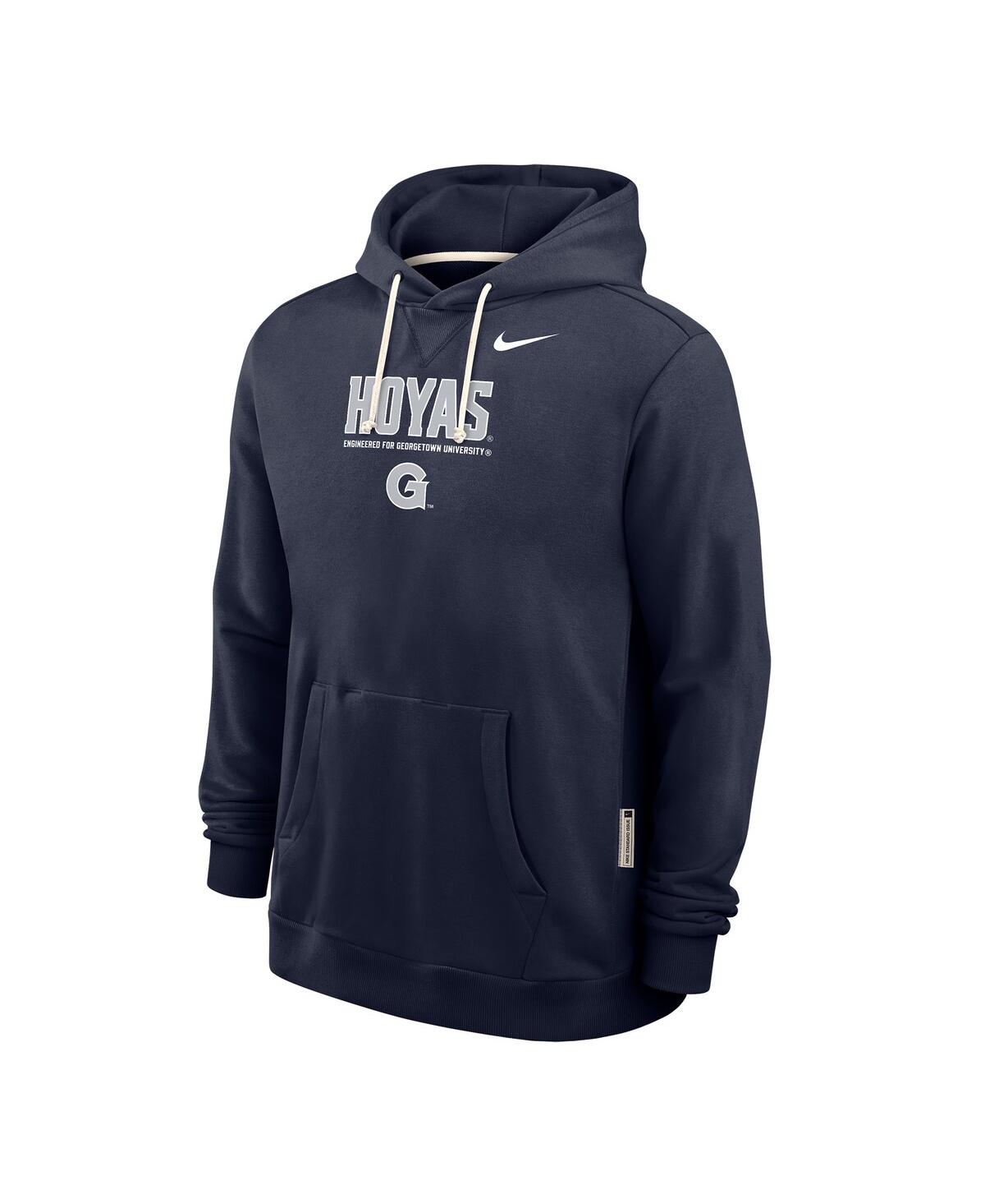 Nike Men's Navy Georgetown Hoyas 2025 Sideline Performance Pullover Hoodie In Blue