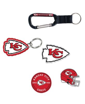 Wincraft - Kansas City Chiefs 5-Pack Key Ring and Fridge Magnet Set