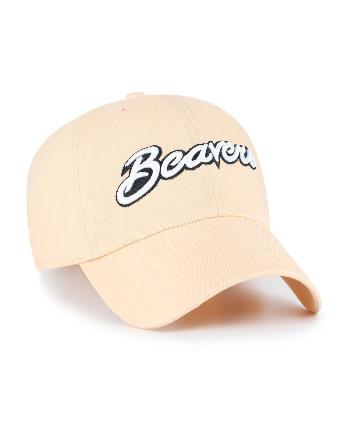 47 Brand Men's Cream Oregon State Beavers Clean Up Adjustable Hat In White