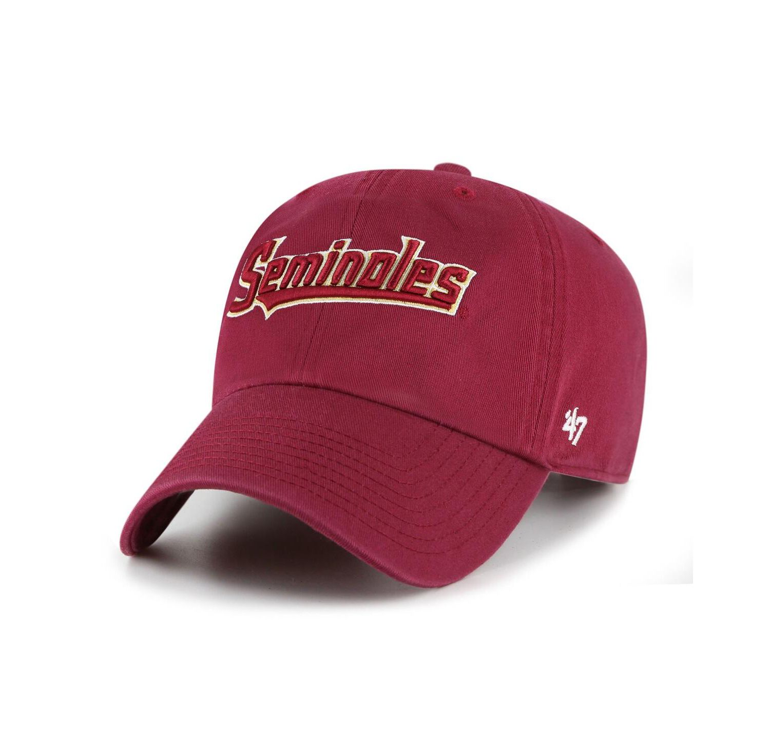 Men's Garnet Florida State Seminoles Clean Up Adjustable Hat