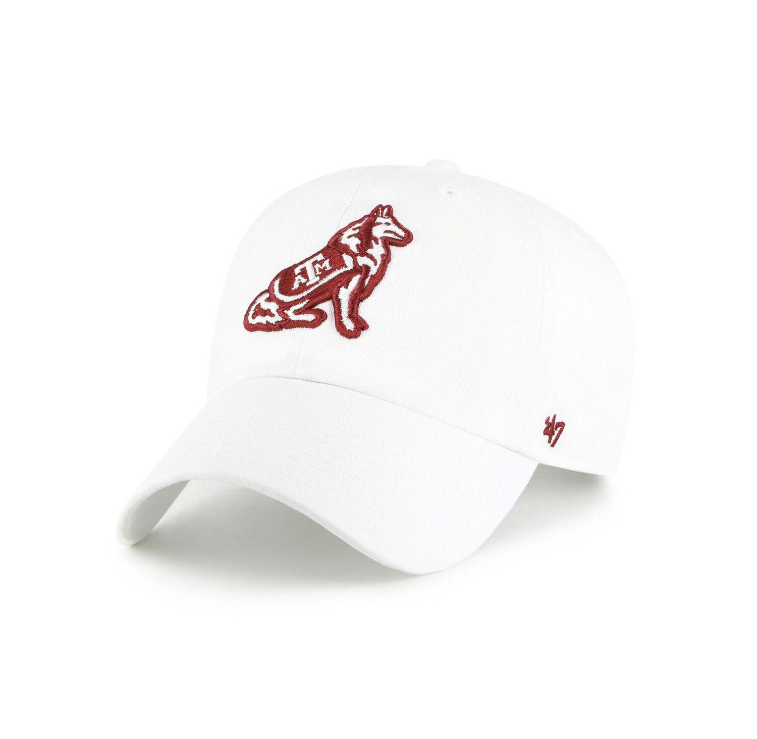 Men's White Texas A&M Aggies Clean Up Adjustable Hat