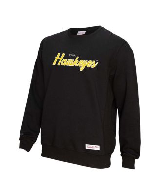 Men's Black Iowa Hawkeyes Elite Script Pullover Sweatshirt