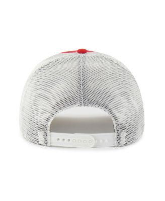 Men's and Women's Red Wisconsin Badgers Contemporary Basics Foundation Trucker Hitch Adjustable Hat