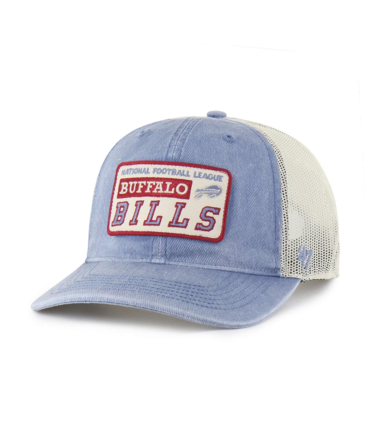 47 Brand Men's Royal Buffalo Bills Canteen Relaxed Trucker Adjustable Hat In Multi