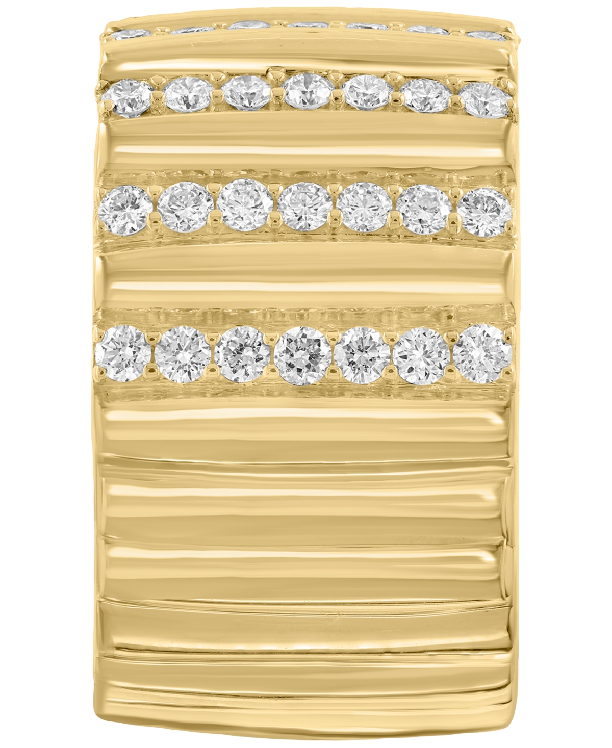 Effy Collection Effy Diamond Multi Column Wide Width Statement Ring (7/8 Ct. T.w.) In 14k Gold In Gold