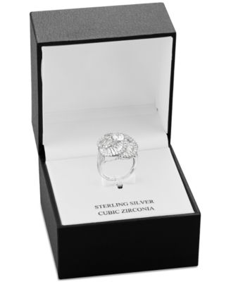 Cubic Zirconia Loveknot Statement Ring, Created for Macy's