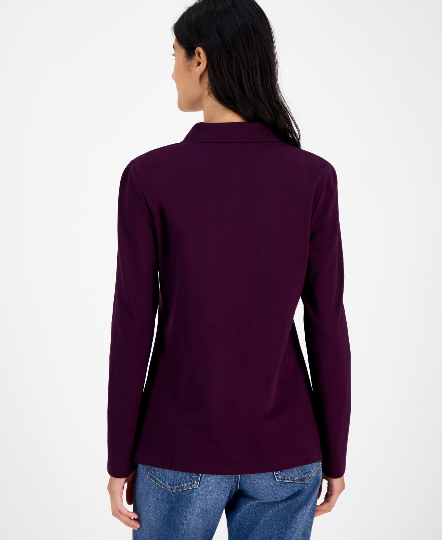 Women's Long Sleeve Polo Shirt