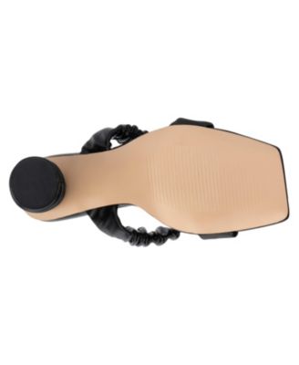 Women's Faina Ruched Heel Sandal