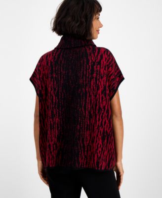 Women's Cowl-Neck Dolman-Sleeve Sweater