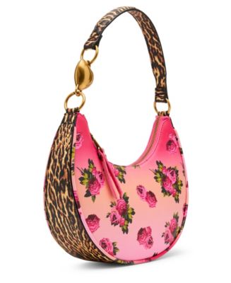 Betsey Johnson Leopard Floral Small Shoulder Bag - Macy's