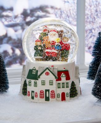 Christmas Tree Christmas Village Snow Globe