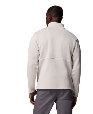 Men's Alto Pass Textured Knit Sweater Fleece Zip-Front Jacket