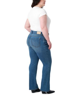 Plus Size Tummyless High Rise Bootcut Jeans