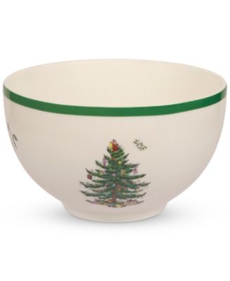 Spode - Christmas Tree Porcelain Rice Bowl