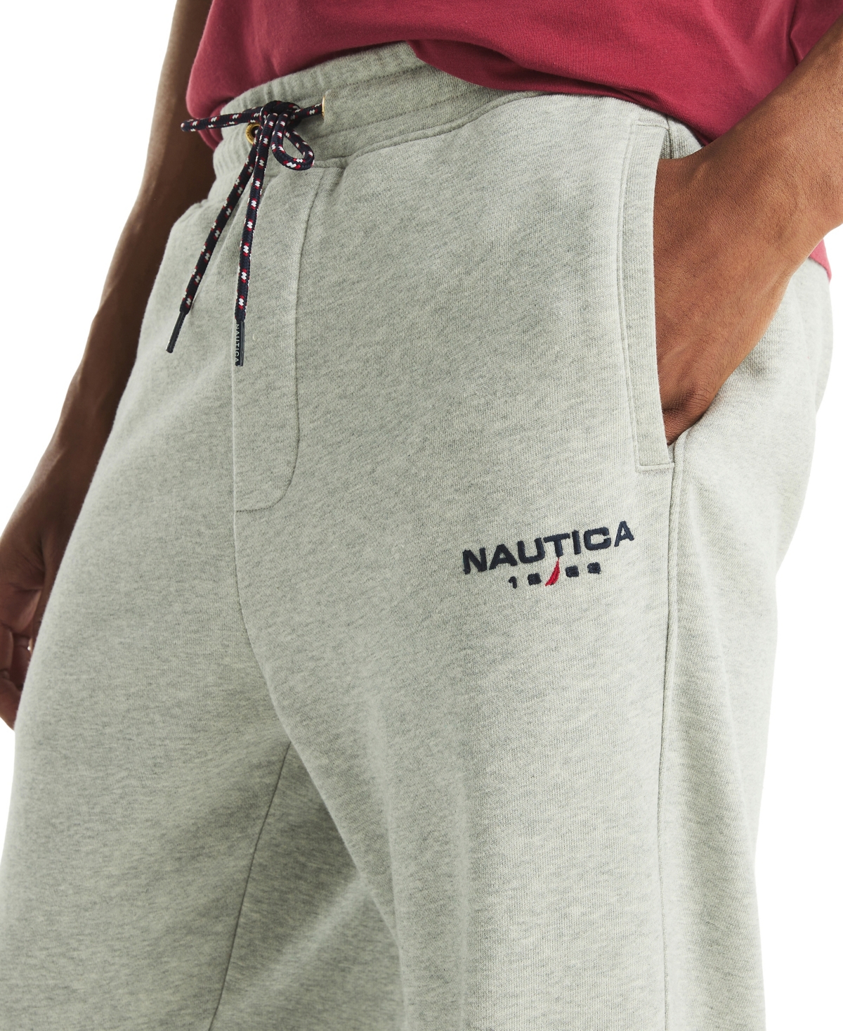 Nautica Men's Brushed Classic Fit Jogger Pants In Gray