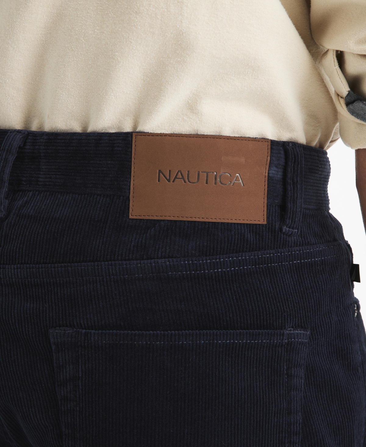 Nautica Men's Straight Fit Corduroy Pants In Blue