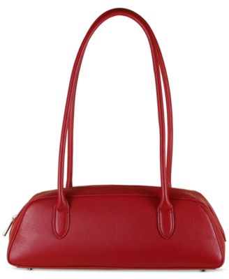 Women's Nori Leather Bowler Medium Satchel Bag