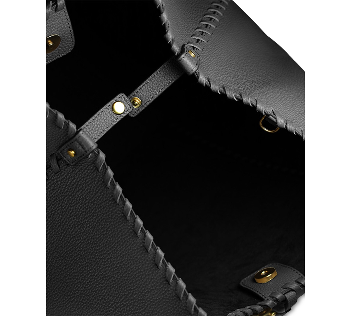 Sam Edelman Women's Sylvia Large Leather Tobo Bag In Black