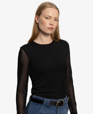 Women's Long Sleeve Perfect Mesh T-Shirt