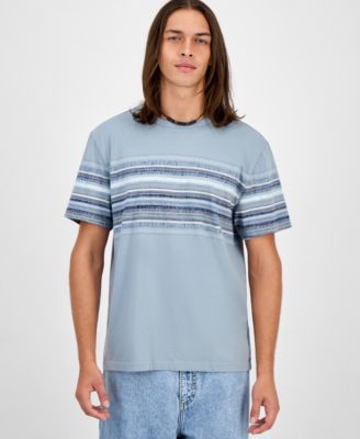 Sun + Stone - Men's Striped T-Shirt, Macy's Exclusive