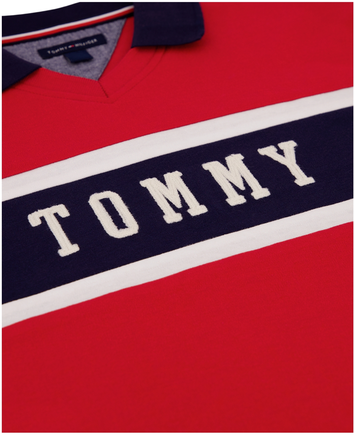 Tommy Hilfiger Toddler And Little Boys 2t-7 Chest Stripe Shirt In Red