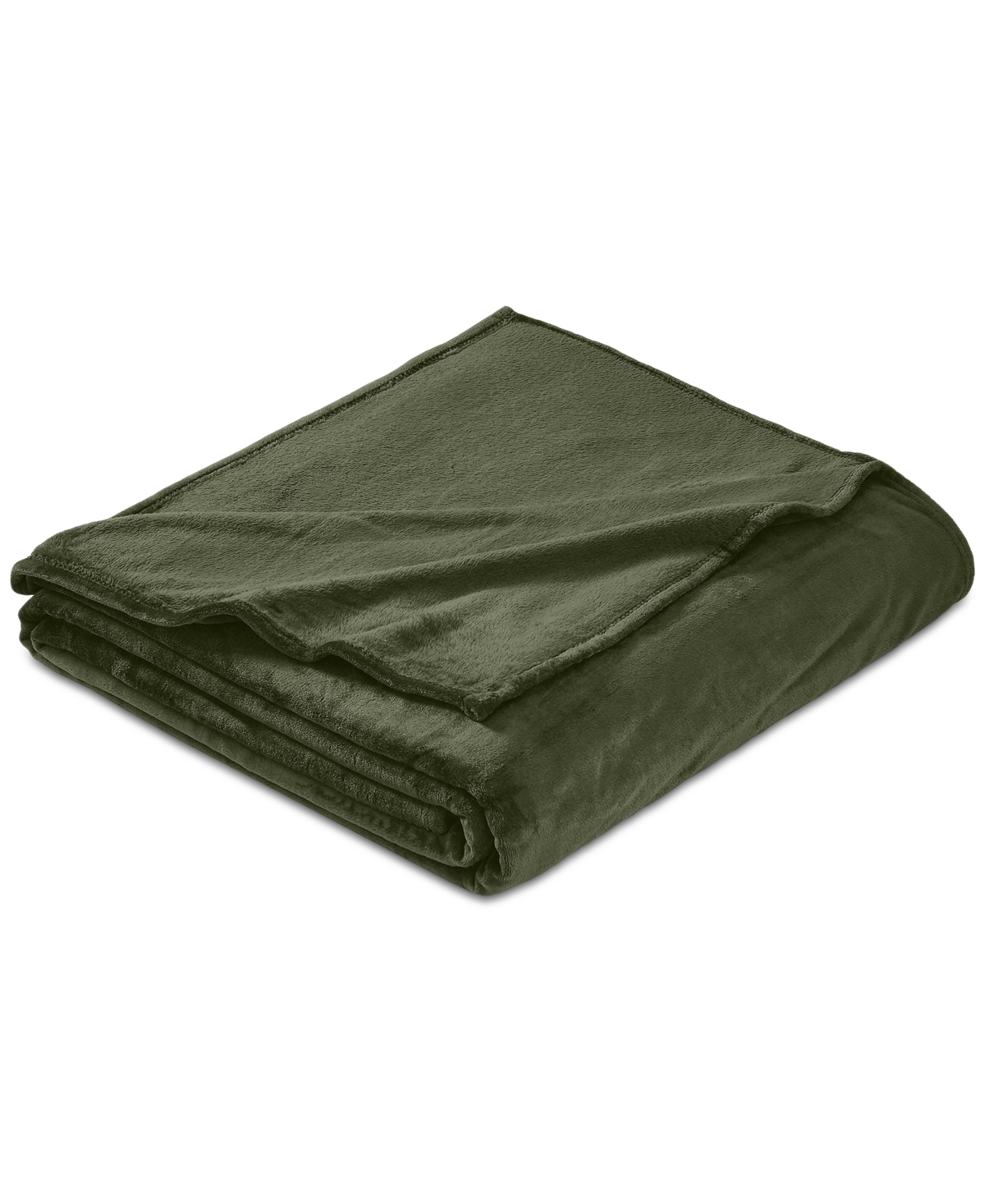 Chalet Decor Velvety Soft Plush Blanket, Twin In Green