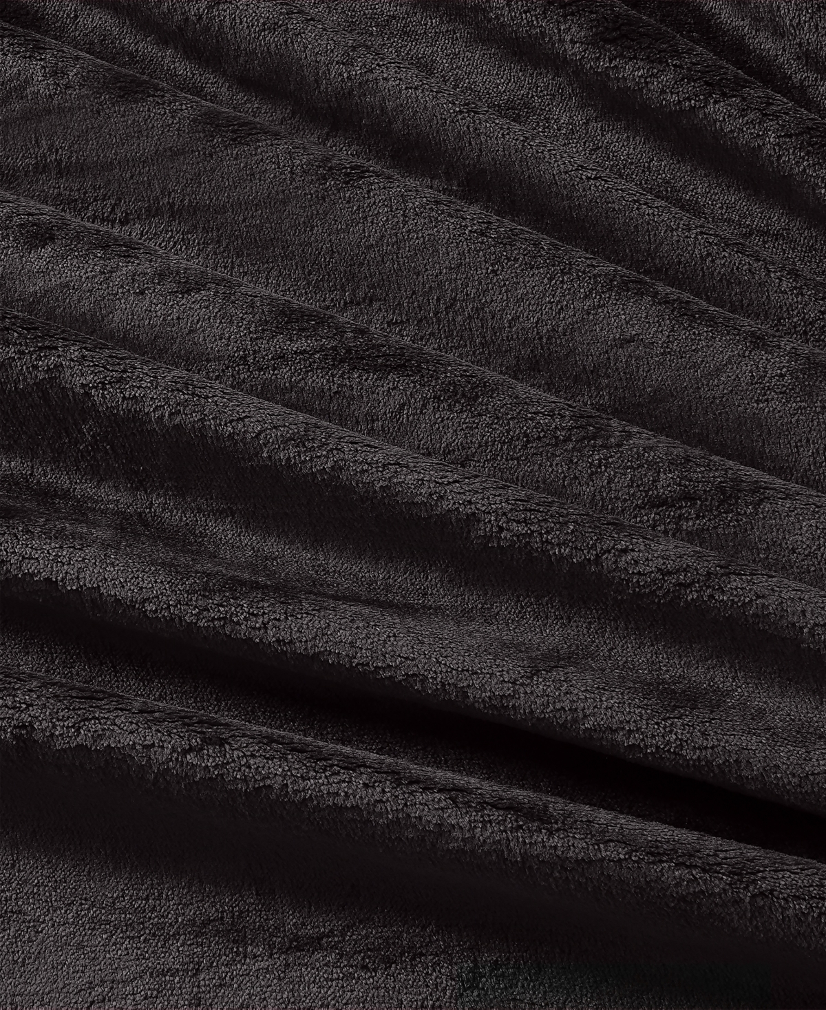 Chalet Decor Velvety Soft Plush Blanket, King In Black