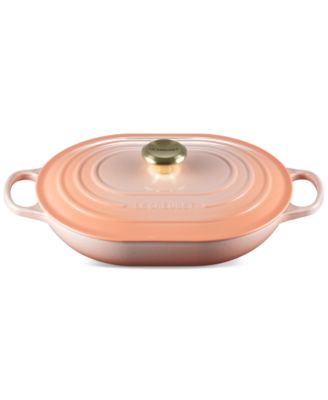 Enameled Cast Iron Signature 3.75-Quart Oblong Dutch Oven With Lid