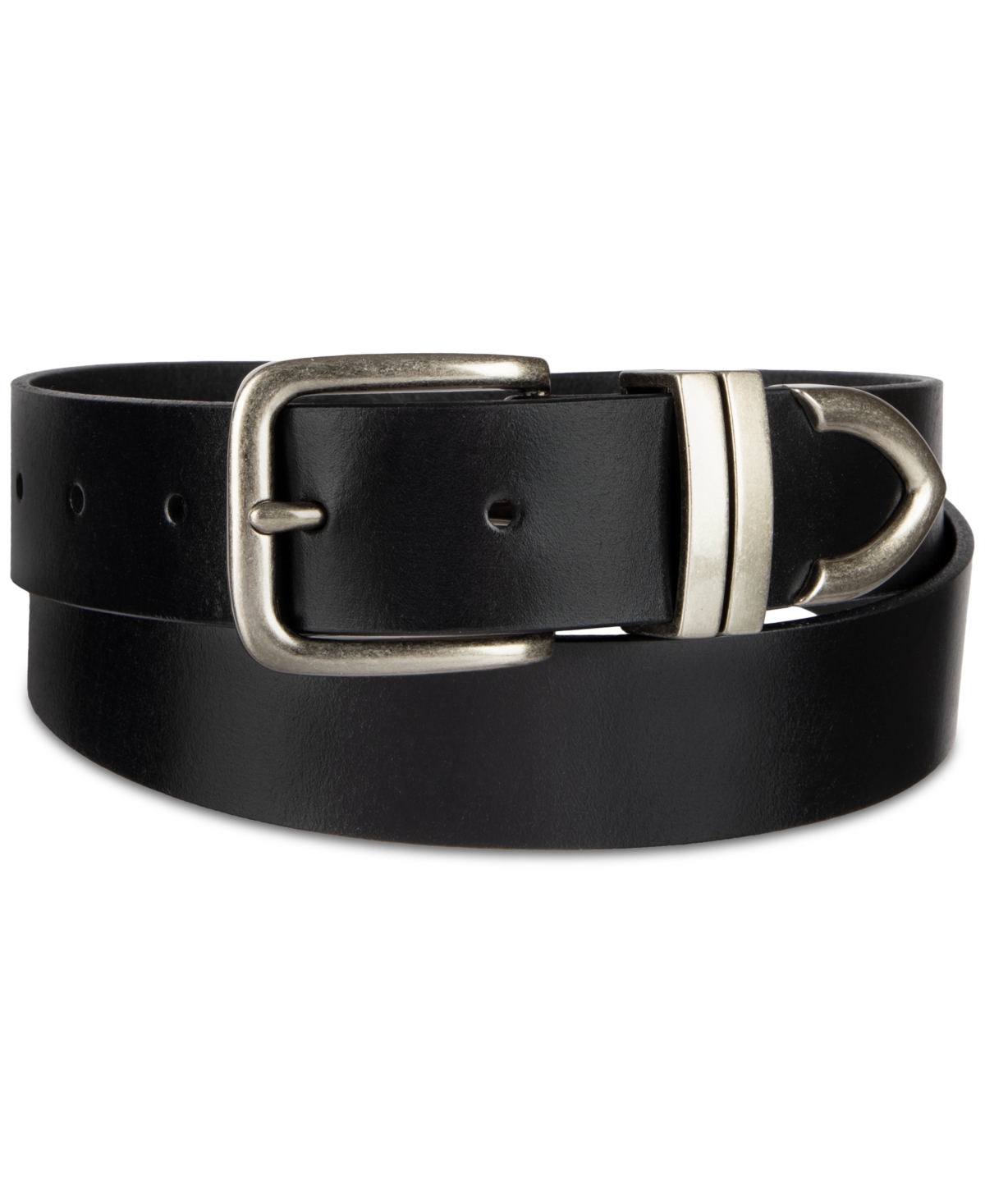 Levi's Casual Western Leather Belt In Black