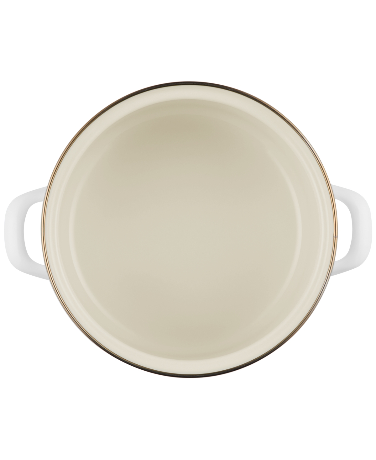 Le Creuset The Traditional Enameled Stainless Steel Petite Stockpot In White