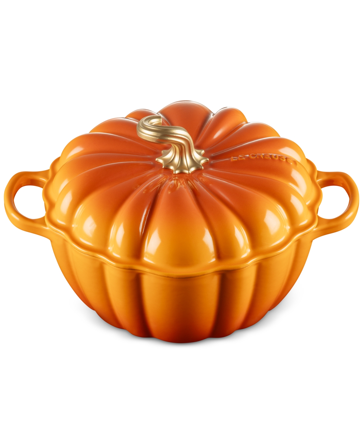 Le Creuset Enameled Cast Iron Signature 4 Qt. Pumpkin Dutch Oven With Lid In Orange