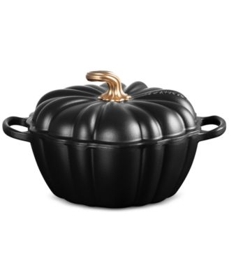 Enameled Cast Iron Signature 4 Qt. Pumpkin Dutch Oven with Lid