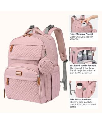 Kids Diaper Bag Backpack Versatile Bag Travel Mummy Bag with Changing Pad & Accessories