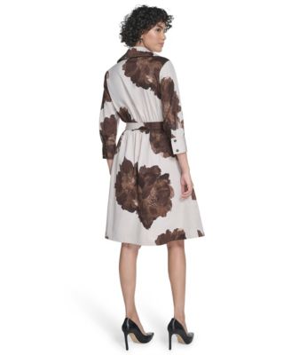 Women's V-Neck Shirt Dress