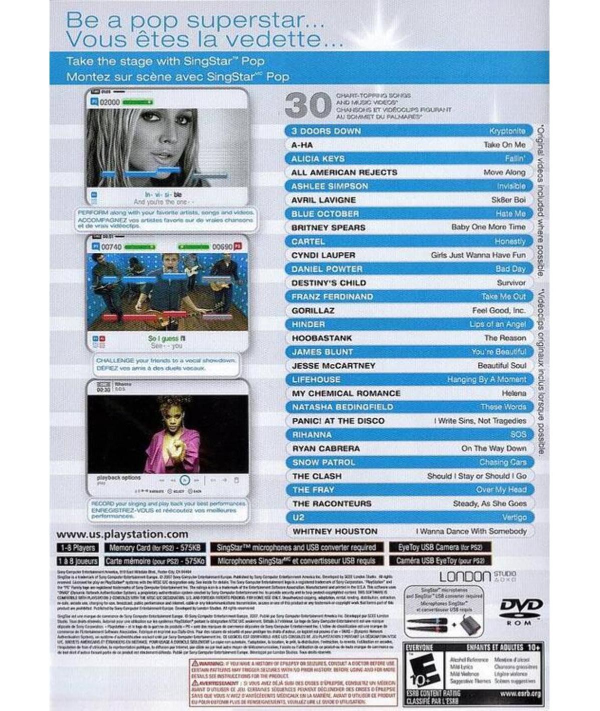 Singstar Pop (Game Only)