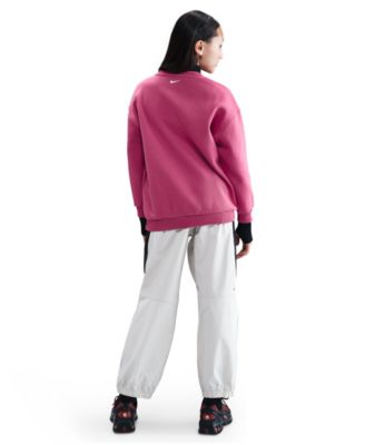 Big Girls Sportswear Club Fleece Oversized Crewneck Sweatshirt