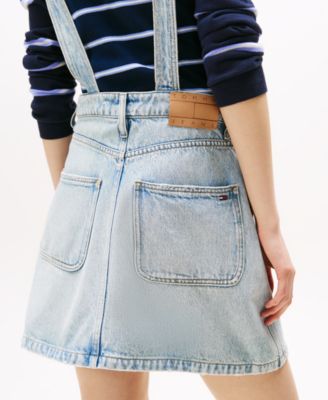 Women's Cotton Denim Dungaree Dress